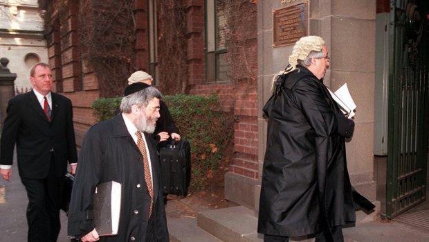 Gutnick attends court in 2001.