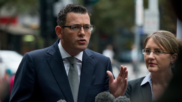 Unanswered questions: Victorian Premier Daniel Andrews and Minister for Transport Jacinta Allan.