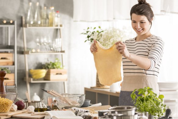 Home cooking is not always natural light and rainbow bliss bowls.