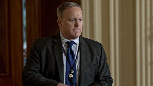 White House press secretary Sean Spicer said the National Guard report was not true.