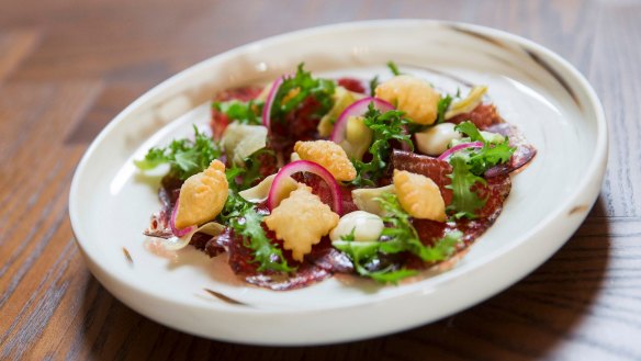 Wagyu bresaola with gnocco fritto 