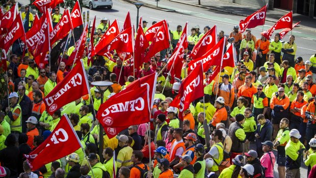 CFMEU representatives are in hot water after being accused of discriminating against subcontractors without union enterprise bargaining agreements.