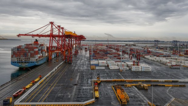 About 2.2 million containers pass through Sydney's Port Botany every year.