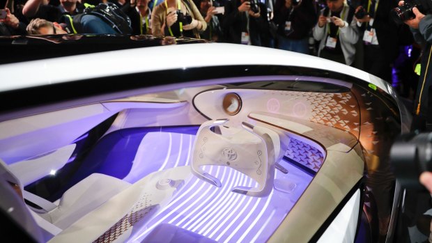 Having played down the hype around self-driving cars, Toyota introduced a future vehicle called Concept-i  that would use artificial intelligence to monitor the operator's emotions and driving decisions.