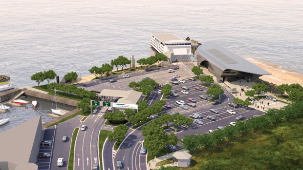 The proposed new ferry terminal at Queenscliff. 
