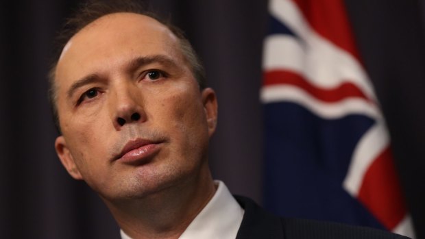 Immigration Minister Peter Dutton.