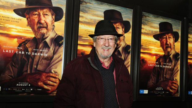 Michael Caton was at the Dendy Cinemas in Civic for the premiere of 'Last Cab To Darwin' on Sunday.