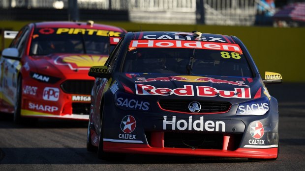 Check the record: Jamie Whincup has equalled Craig Lowndes' all-time winning record with a win in Townsville.