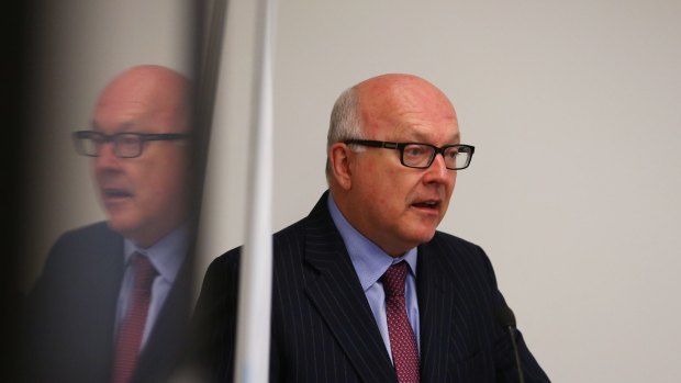 George Brandis: "Our law has a very specific definition of terrorism."