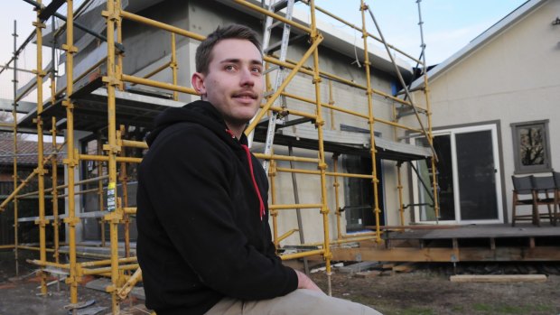 Shane Dealy of Lyneham is a 22-year-old carpentry apprentice working for his father's business.
