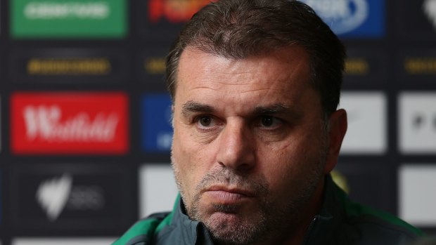Ange Postecoglou wasn't happy with the behaviour of a Tajik official.