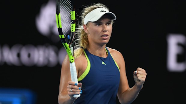 Caroline Wozniacki is also into the semis.