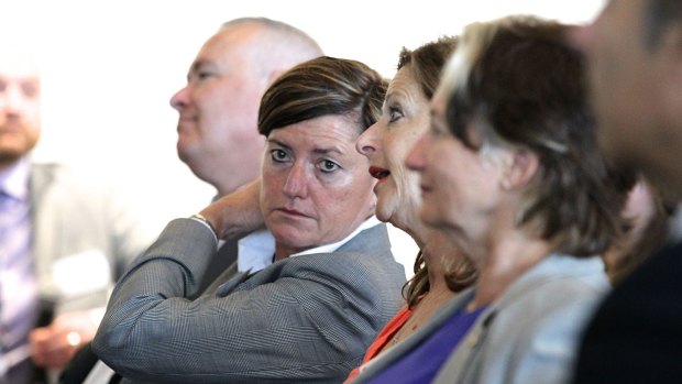 Christine Forster at an event in support of same sex marriage in Sydney earlier this month. 