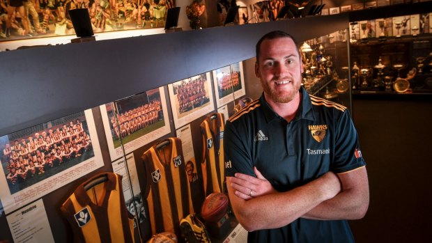 New Hawthorn skipper Jarryd Roughead.