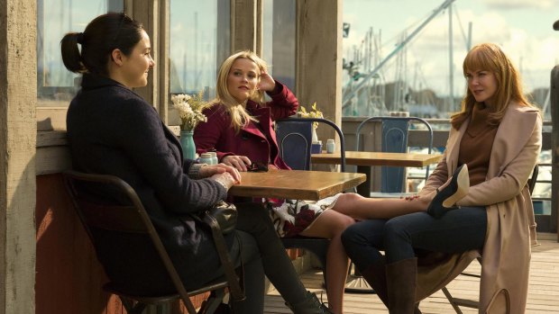 Reece Witherspoon and Nicole Kidman in Big Little Lies.