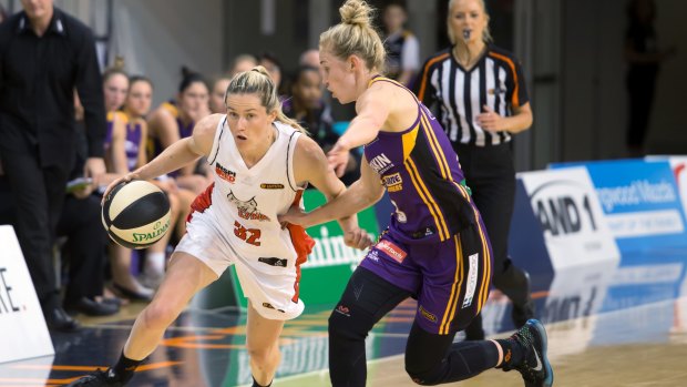 Melbourne Boomers could be without Brittany Smart (right) for the Australia Day Eve clash with Dandenong Rangers.