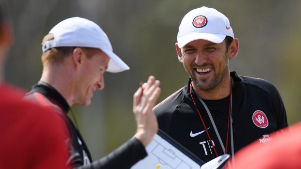 Quick turnaround: Popovic was running training with the Wanderers just this week.