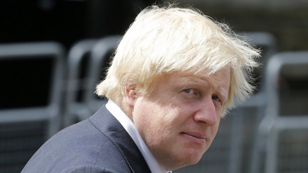 Boris Johnson on Sunday - London's mayor is now a Conservative MP as well.