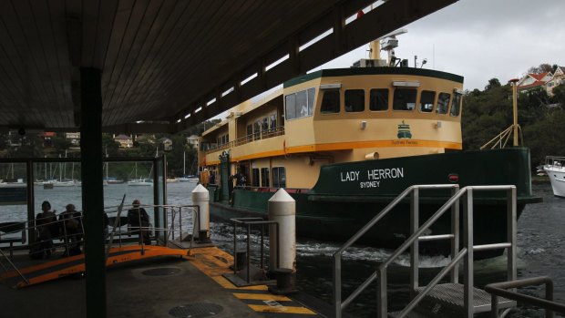 The Lady Herron has been tied up at the Balmain shipyard for the past two weeks.