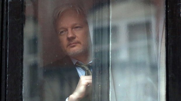 Julian Assange lives at the Ecuadorian embassy in London.