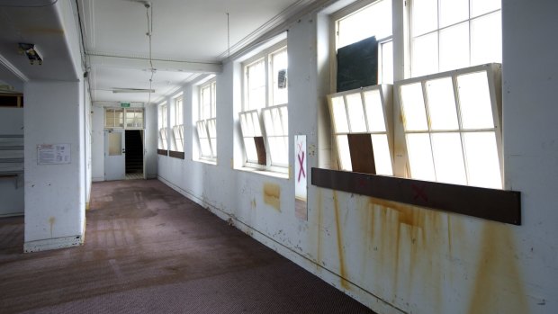 ''A lot of work to be done'': The old Collingwood Technical School, before works began.