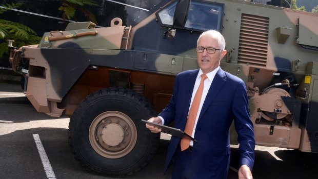 Prime Minister Malcolm Turnbull visits Thales Defence Exports. 