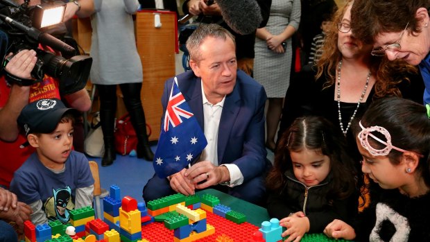Bill Shorten and Labor offered some childcare reforms but the Coalition's policy was more groundbreaking.