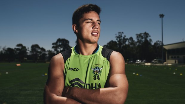 Canberra Raider and former Junior Kiwi Joseph Tapine is looking forward to playing in front of family on Saturday. 
