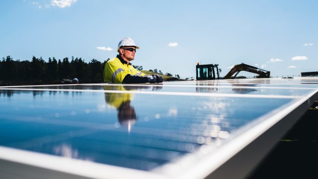 Commercial-scale solar is driving the industry in Australia.