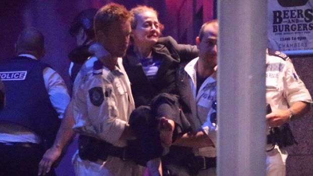 Marcia Mikhael is rescued from the Lindt cafe in Martin Place in Sydney. She is reportedly receiving $400,000 for a media interview.