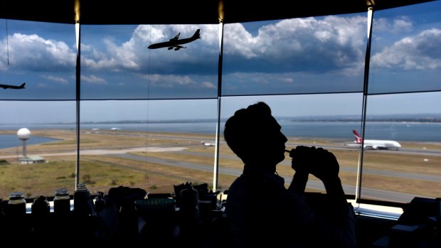 Air traffic controllers at Sydney Airport are feeling the pressure.
