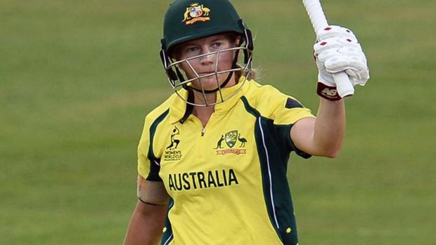 Rested: Australia's captain Meg Lanning  will give her injured shoulder a chance to recover.