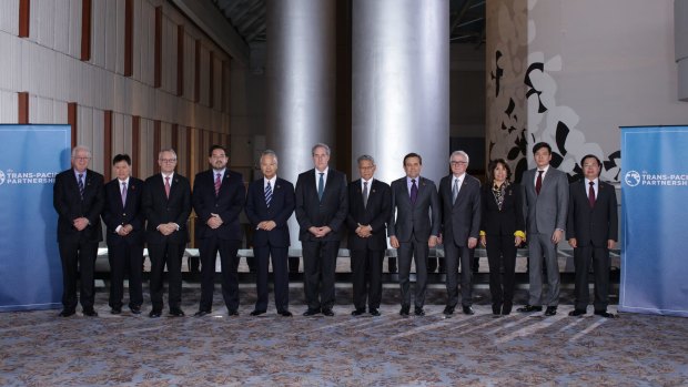 Signatories to the TPP include Australia, Brunei, Canada, Chile, Japan, Malaysia, Mexico, New Zealand, Peru, Singapore and Vietnam. Since this 2015 photo the US has backed out.