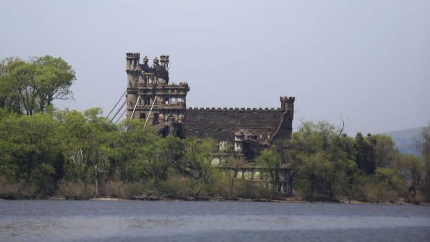 Bannerman Castle on Pollepel Island in the Hudson River near New Windsor, near where Angelika Graswald and her fiance, Vincent Viafore, were kayaking before Graswald reported Viafore had capsized and could not be found. 