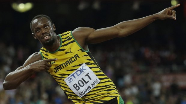 Sprint king Usain Bolt.