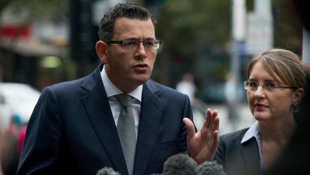 Premier Daniel Andrews and Transport Minister Jacinta Allan annoucne the government will build the Metro Rail Tunnel.
