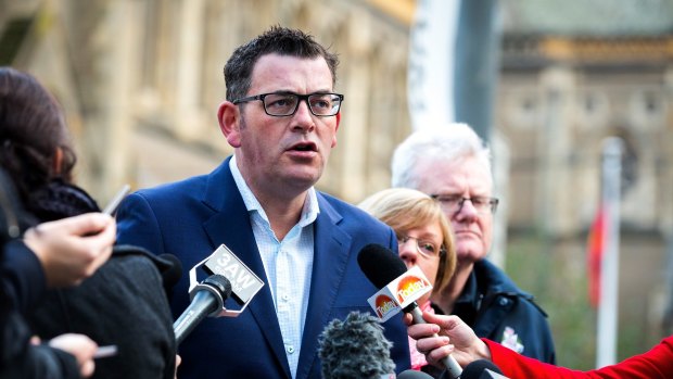 Premier Daniel Andrews had  a roughly 10 per cent lead over Mr Guy in Bentleigh, Mordialloc and Frankston. 