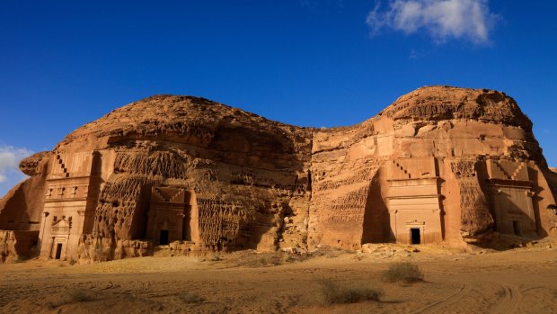 Madain Saleh archaeologic aite, Saudi Arabia.