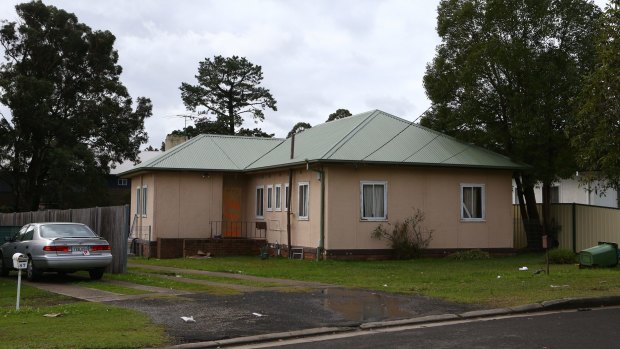 The house in in Belmore Street, Fairfield East, where Mahmoud Hrouk was killed.