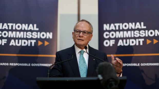 National Commission of Audit chair Tony Shepherd.