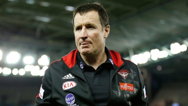 Up in the air: Bombers coach John Worsfold has yet to decide what to do with the No.1 draft pick.