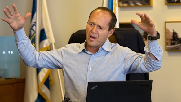 Jerusalem's Israeli mayor Nir Barkat.