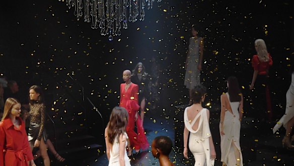 Glamour at Carla Zampatti's spring/summer show. 