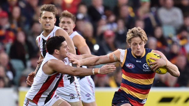 Rory Sloane runs riot for the Crows.