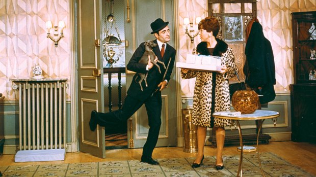 Pierre Etaix and Annie Fratellini in Le Grand Amour.
