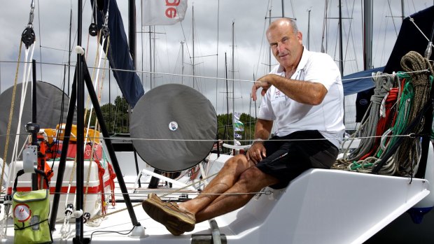 Experienced: Skipper Ed Psaltis is preparing for a 35th Sydney to Hobart race.