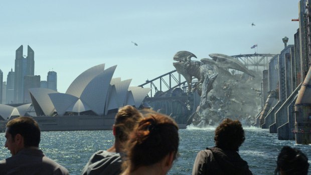 Sydney Opera House prior to destruction in the Pacific Rim movie.