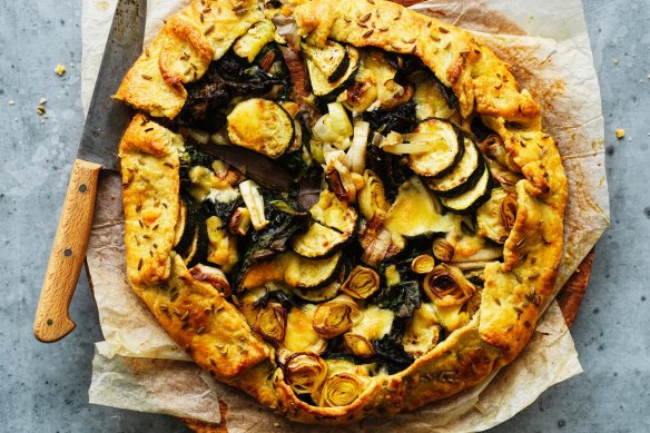The great joy of a galette is its rustic, freeform nature.