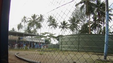 Transfield Services operates  detention centres on Nauru and Manus Island (pictured).