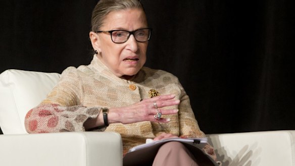 Supreme Court Justice Ruth Bader Ginsburg.